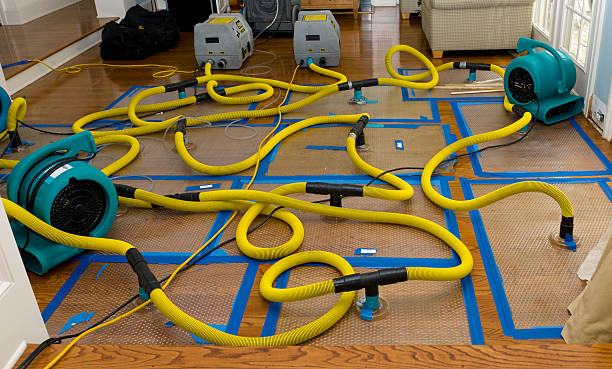 Professional Water Extraction technician working in Chilton, WI